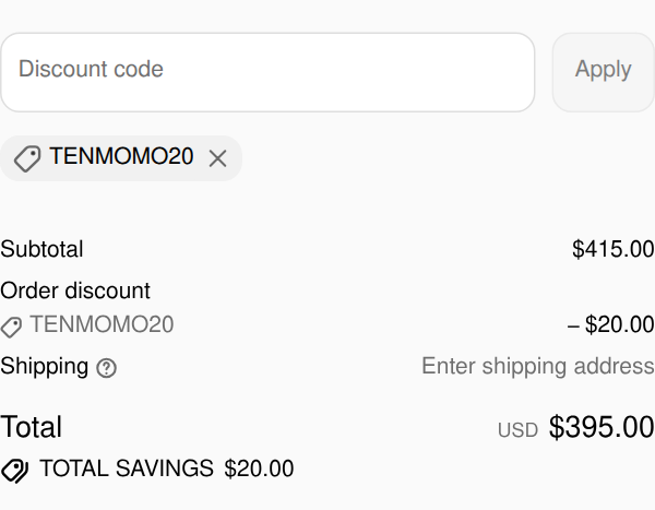 Reibii checkout with code Tenmomo20 applied to REIBII 78" H Heavy Duty Garage Shelving,3000lbs Adjustable Metal Shelves Unit for Garage & Warehouses - 2-Pack 6000LBS: $20.00 off, total $395.00