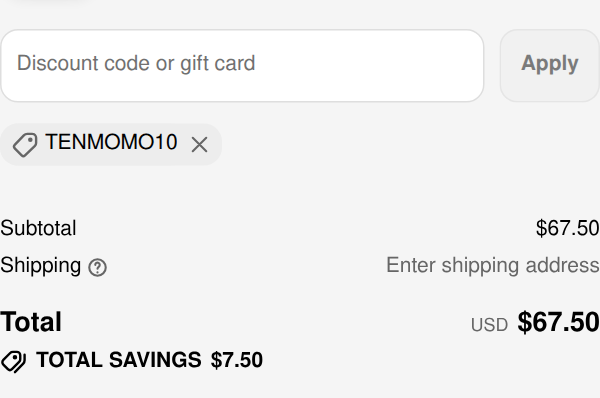 Reistor checkout with code TENMOMO10 applied to Regular Sweetheart Neck Top in Black - Black / XS: $7.50 off, total $67.50