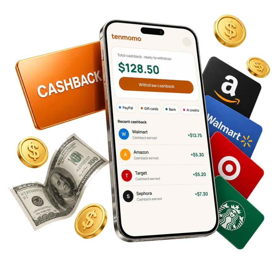 Tenmomo wallet — choose how to get paid
